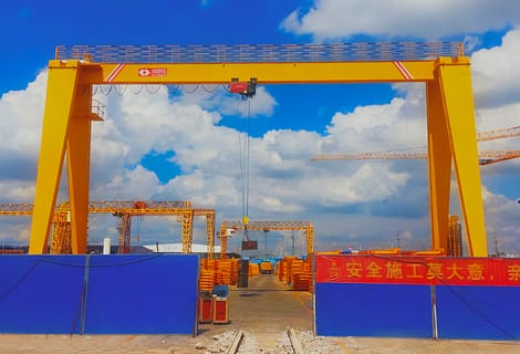 однобалкові козлові крани