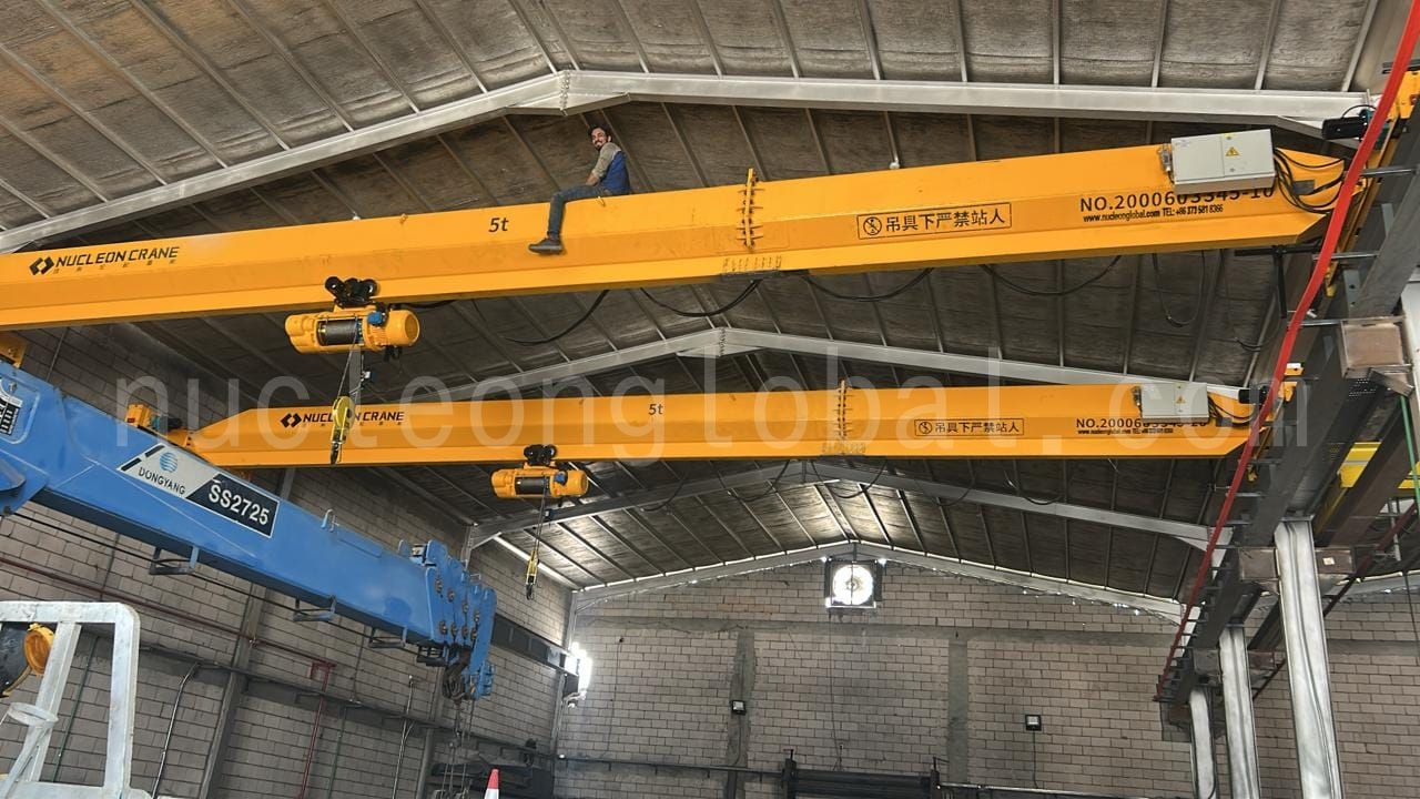 overhead cranes installed