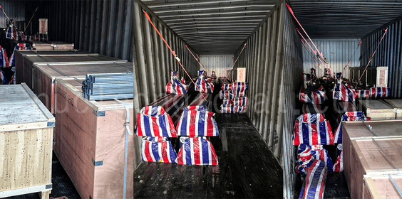 4 sady evropských portálových jeřábů odeslány do Lotyšska