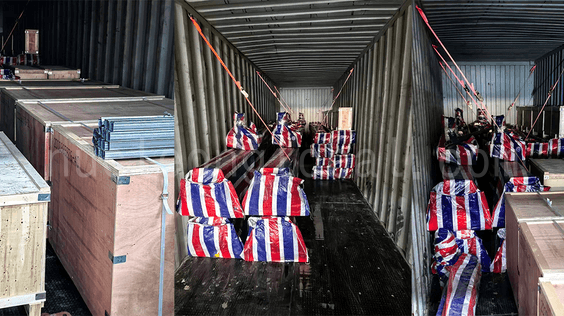 4 sady evropských portálových jeřábů odeslány do Lotyšska