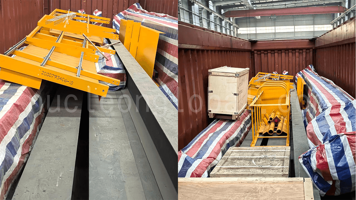 Evropský dvounosníkový mostový jeřáb dodán do Peru