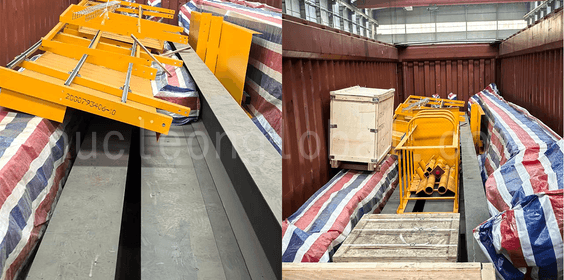 Evropský dvounosníkový mostový jeřáb dodán do Peru