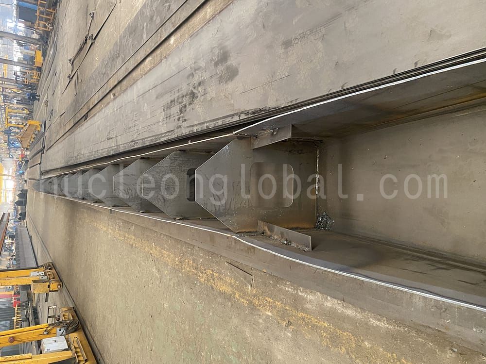 overhead crane in production