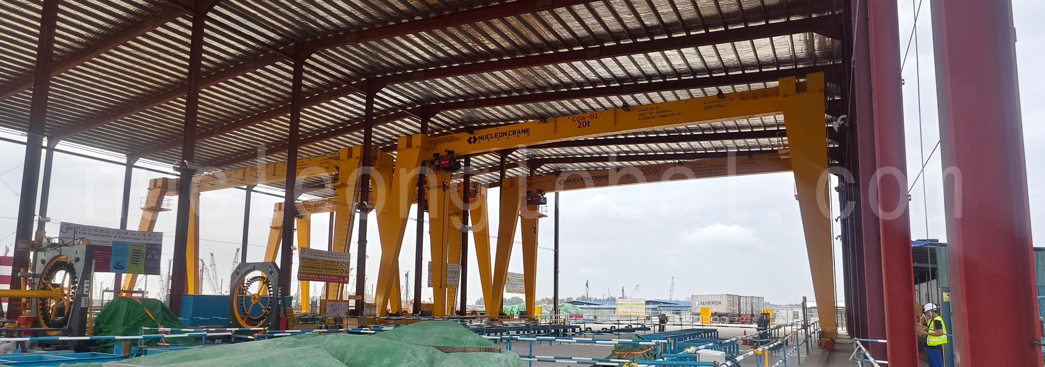 European single girder gantry crane