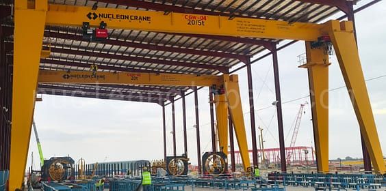 European single girder gantry cranes 1