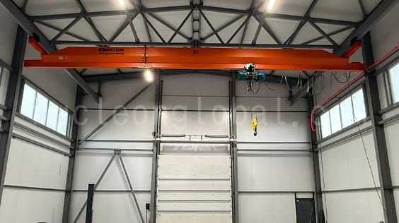 Proyecto de grúa puente suspendida de 5 toneladas con certificación EAC en Bielorrusia (Portada)