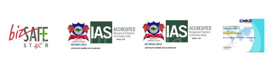 Certifications de SHIN GUAN Pte Ltd